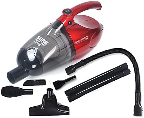 Eureka Forbes Sure From Forbes Compact Vacuum Cleaner(700 Watts) with washable HEPA Filter (Red & Black)