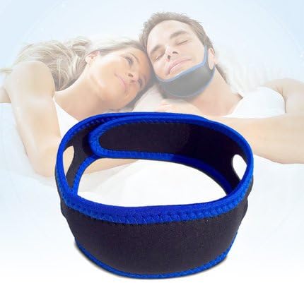 Chin Strap - The Original Anti Snoring Jaw Support - Stop Snore Solution - Sleep Better Aids - Snore No More Devices - Sleeping Relief - Alternative to Mouthpiece Nose Strips(27.5 inch)