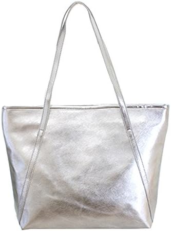 Myleas PU Leather Women Totes Shoulder Bag Handbag Shopper Large Capacity