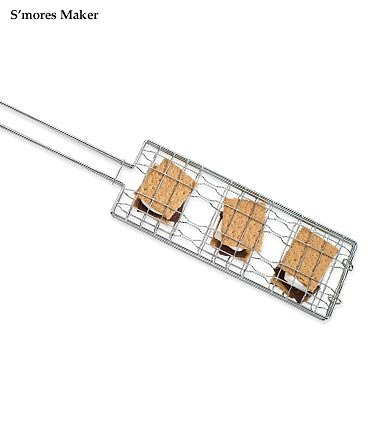 Set of 2 Dishwasher-Safe Grill Basket S'mores Makers