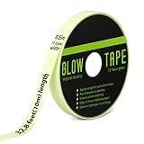 Picopaco Glow in the Dark Duct Tape Fluorescent Bright 12 Hours Green Glow Waterproof Non-slip Safety Stickers 32.8 ft &times;0.5 in (Fluorescence 1) ...