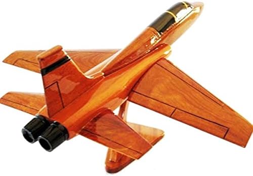 T-38 Talon Jet Aircraft Model - Military Retirement Gift for Interior Decoration - Mahogany Wooden Toy