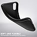 TIANLI Slim Fit Soft Flexible TPU Case Compatible iPhone XR 6.1 inch 2018 Release Ultra Thin Anti-Fingerprint Lightweight Protective Phone Cover Black