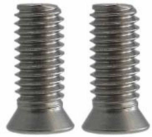 Two 3/8" Machine Screw Stainless Steel 4mm Hex Head 1" Length 25mm SS 3/8-16 New