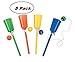 Kidsco Plastic Cup and Ball Game - Pack of 8 - 4 3/8 Inches Assorted Colors Fun Traditional Toy - for Kids Great Party Favors, Bag Stuffers, Fun, Gift, Prize, Piñata Fillers
