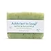 Addicted to Soap – Old Fashioned Natural Shampoo Bar 5 Ounces Eco-Friendly Solid Bar Shampoo for Men & Women Organic Coconut Oil Sulfate Free Leaves Hair Shiney Soft (Nettle & Eucalyptus Shampoo Bar)