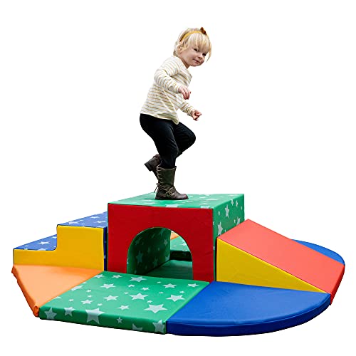 Children’s Factory Soft Tunnel Set, 60” by 60” by 15” 9Piece