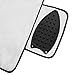 WISHOP Ironing Mat with Silicone Pad Heat Resistant Ironing Blanket, Thick Portable Travel Ironing Pad and Drawstring Bag