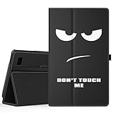 MoKo Case for Fire 7 2015 - Slim Folding Cover for Amazon Fire Tablet (7 inch Display - 5th Generation, 2015 Release Only), Don't Touch Me