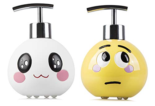 Emoji Liquid Soap Dispenser Set
