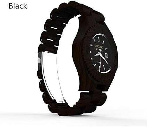 Jinrong Vintage Men's Sanders or Maple 3atm Stunning Watch with Calender Function (Black Sander Color)
