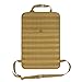 WYNEX Car Seat Back Organizer Pocket Storage, Tactical MOLLE Panel Vehicle Seat Cover Protector Kit Mat Kick Mats Waterproof Universal Automotive (Tan)