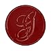 Letter G Wax Seal Stamp, Yoption Vintage Retro Brass Head Wooden Handle Alphabet Letter G Classic Sealing Wax Seal Stamp (G)