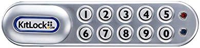 Kitlock 1000 SG RH KL1000 Classic Locker Lock, Silver Grey