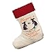 Pet Rabbit Christmas Treats With Carrot Personalised Jumbo White Christmas Stocking Gift Bag With Red Trim