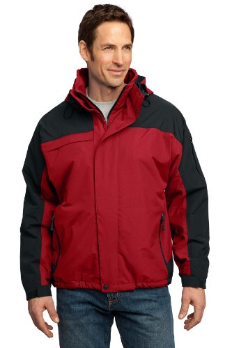 Port Authority Men's Nootka Jacket 3XL Engine Red/Black