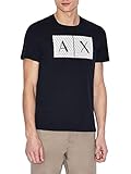 A|X ARMANI EXCHANGE mens Crew Neck Logo Tee T