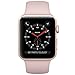 Apple Watch Series 3 - GPS+Cellular - Gold Aluminum Case with Pink Sand Sport Band - 38mm
