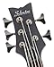Schecter Stiletto Studio-5 Bass (5 String, See-Through Black Satin)
