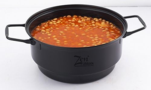 ZenUrban 870022 Sauce and Bean Pot, Black