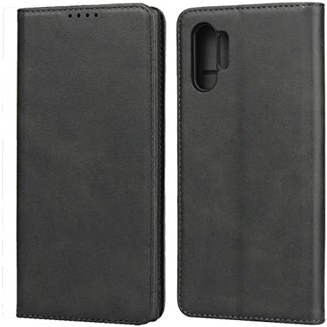 Samsung Note 10 Pro Leather Case, SailorTech Wallet Case for Note 10 Pro Strong Bulit-in Flip Magnetic Cover with Kickstand and Card Slots for Note 10 Pro Business Leather case (6.75") -Black