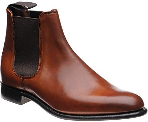 Costoso Italiano Tan Leather Casual Slip On Chelsea Boots for Men