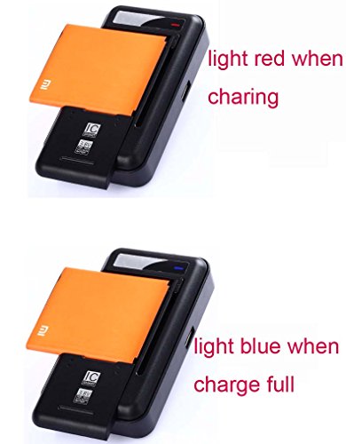Sfmn Universal Battery Charger with USB Output Port for 3.8V High-voltage Battery of Samsung Galaxy S5 S2 S3 S4 J5, Note 4 3 2, Edge, LG Optimus G4 G3 G2 HTC (2018 Mobile Universal Battery Charger)
