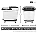 Natsukage All in One Luxurious Foot Spa Bath Massager Motorized Rolling Massage Heat Wave Digital Temperature Control LED Display Fast US Shipping (Type 3)