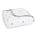 aden + anais Dream Blanket, 100% Cotton Muslin, 4 Layer lightweight and breathable, Large 47 X 47 inch, Twinkle
