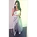 Lalagen Women's Striped Front Slit Ankle Length Button Front High Waist Maxi Skirt Blue M