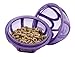 PetSafe Busy Buddy Kibble Nibble Dog Toy - Encourages Natural Instinct Feeding - Patented Treat Meter Design - Rubber Bumpers - Interactive Slow Feeder Ball - Purple - Medium/Large