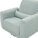 Babyletto Tuba Extra Wide Swivel Glider in Seafoam, Greenguard Gold Certified