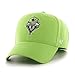 MLS Seattle Sounders FC Basic MVP Adjustable Hat, One Size, Lime
