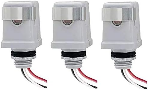 Intermatic K4121C 120-Volt Stem Mount Thermal Photocontrol ((3.Units))