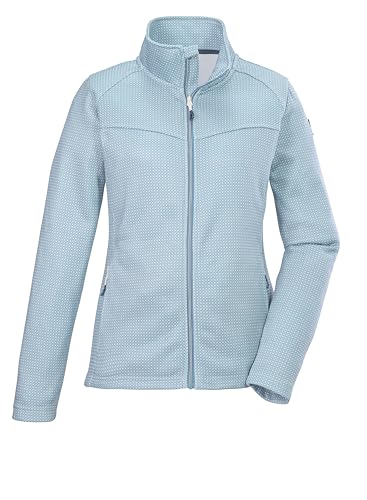 killtec Femme Veste polaire tricotée/Veste polaire avec col montant KOS 90 WMN FLC JCKT, bali blau, 40, 42798-000