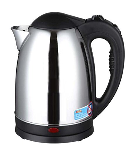 Electric Kettle Automatic Power Off Food Grade 304 Stainless Steel 1.8L Hot Water Bottle,Black