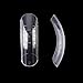 Makartt 120PCs/Case Poly Nail Extension Gel Dual Forms Nail Builder Extension Gel Nail Mold Clear Full Cover False Nail Tips Hybrid Gel Dual Forms Acrylic Nail Forms with Scale A-10