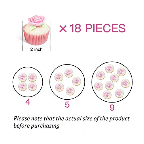 Imillet Cupcake Stand/Holder Plastic Dessert Stand White Cake Stand 3 Tiered Serving Stand Display Stand Reusable Pastry Platter for Wedding Birthday Baby Shower Tea Party Decorations (2 Pack Large) - Thumbnail 2