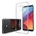 LG G6 Case, LUVVITT [Clarity] Crystal Clear Scratch Resistant Flexible TPU Gel Rubber Soft Silicone Protective Case for LG G6 - Clear