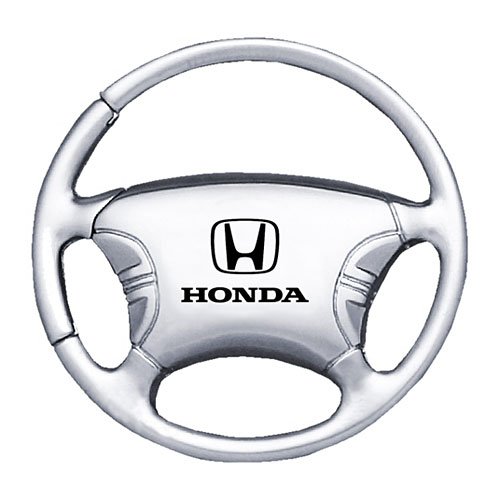 Honda Steering Wheel Chrome Keychain