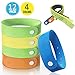 Mosquito Repellent Bracelet, Super-Soft Safe Fiber Material for Kids & Adults & Pets, Non-Toxic No-Spray Travel Insect Repellent Wristband, Keep Insects & Bugs Away Indoor Outdoor (Blue)