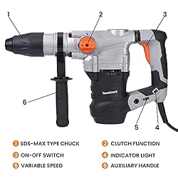 1-9/16" SDS-Max Heavy Duty Rotary Hammer Drill with