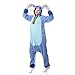 Adults Stitch Onesie Halloween Costumes Animals Sleeping Pajamas (M fit for Height 64.17-67.7, Blue)