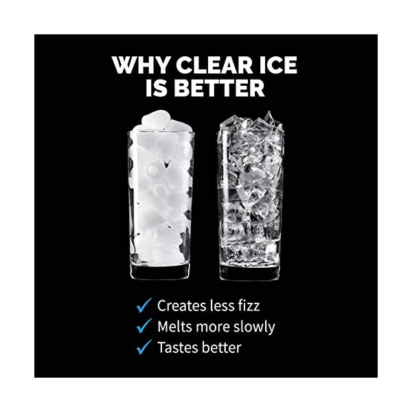 Luma Comfort Clear Ice Cube Maker Machine First Cubes In 15 Minutes
