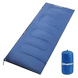 KingCamp Sleeping Bag Envelope Adults Three Season Warm Lightweight Portable Waterproof Comfort for Cool Weather Backpacking Camping Hiking 39.2F/4C