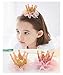 Ecome 3pcs Girl Hairpin Girls Elastic Flower Crown Headwear Hair Accessories
