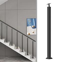 SDFVSDF 1-pcs Black Stairs Railing