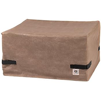 Amazon.com : Sunnydaze Heavy Duty Square Black Fire Pit ...