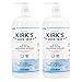 Kirk's 3-in-1 Head to Toe Nourishing Liquid Cleanser- for Men, Women & Children - Premium Coconut Oil & Aloe Vera- Non GMO & Vegan -Original Fresh Scent - 32 Fl Oz