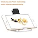 iPhone Stand.Ziku Aluminum iPhone Charger Stand Dock Station for iPhone Charging Dock, iPhone Charger, Stand for iPhone 8, 8 Plus, iPhone X, iPhone 7, 7 Plus, 6, 6 Plus, Support Charging with Case